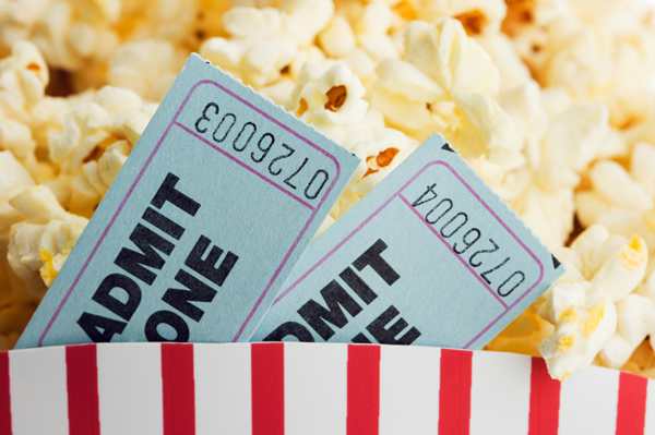 popcorn & movie tickets